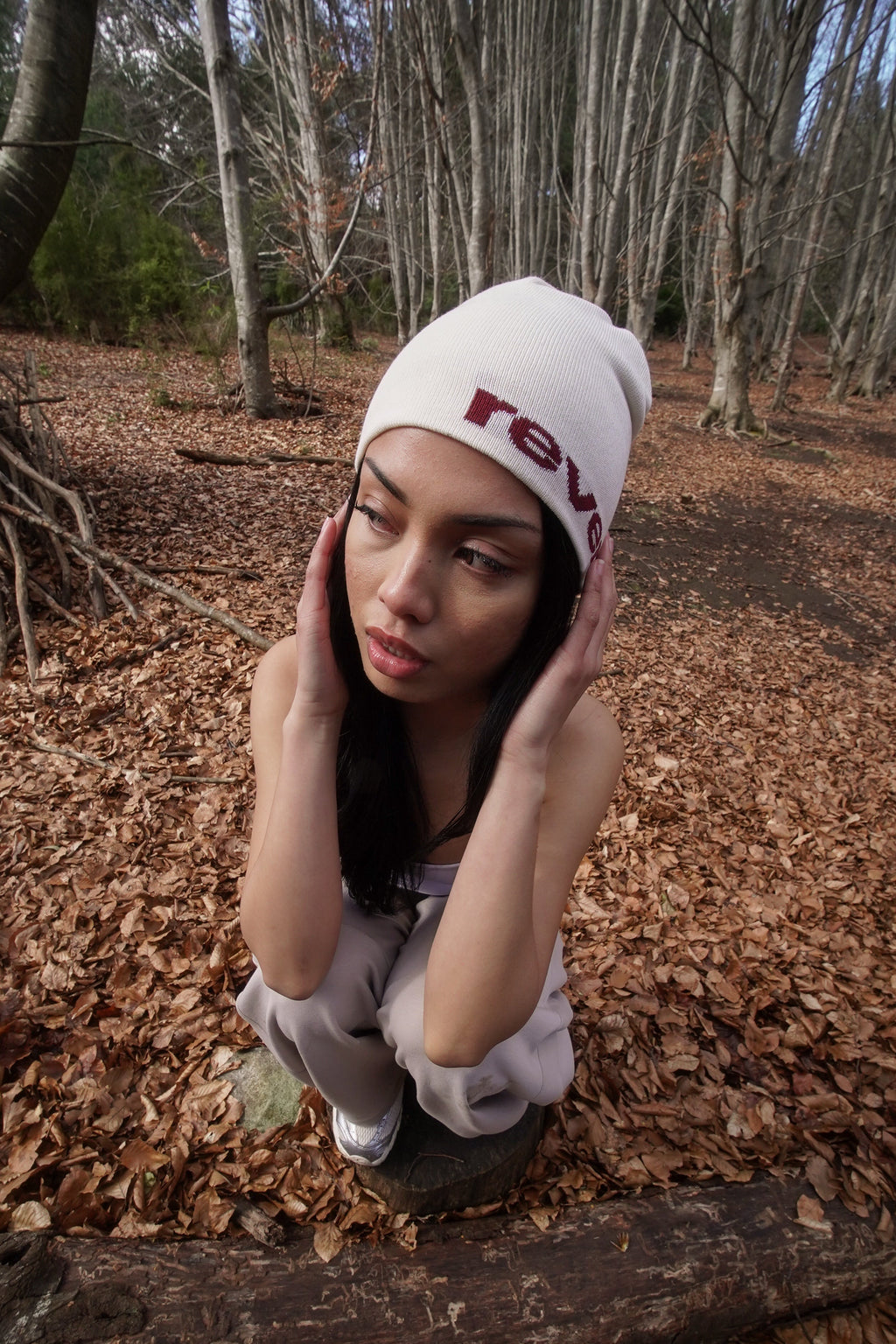 JP-LOGO Beanie Cream